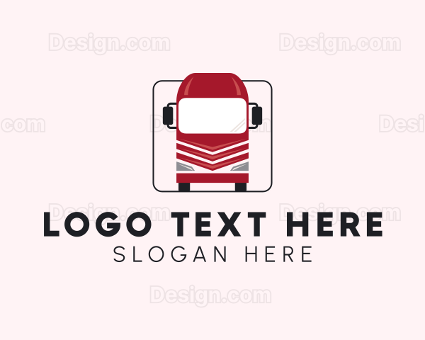 Bus Transportation Vehicle Logo