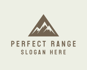 Mountain Climbing Triangle logo design