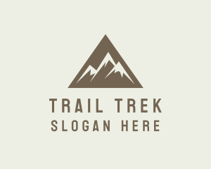 Mountain Climbing Triangle logo