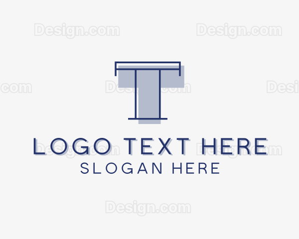 Advertising Agency Letter T Logo