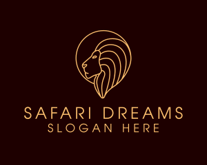 Hunter Lion Safari  logo design