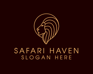 Hunter Lion Safari  logo design