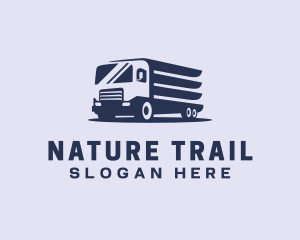 Blue Truck Shipping logo design