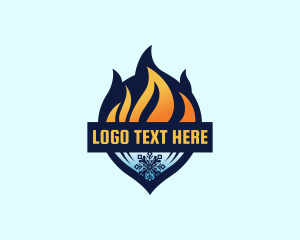 Thermal Fire Snowflake logo