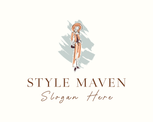 Woman Fashion Model logo