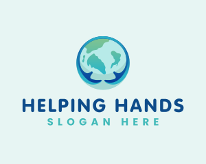 World Hand Foundation logo design