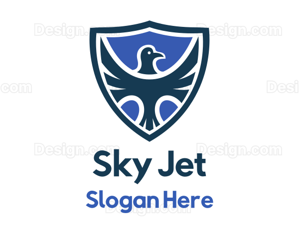 Hawk Blue Shield Logo