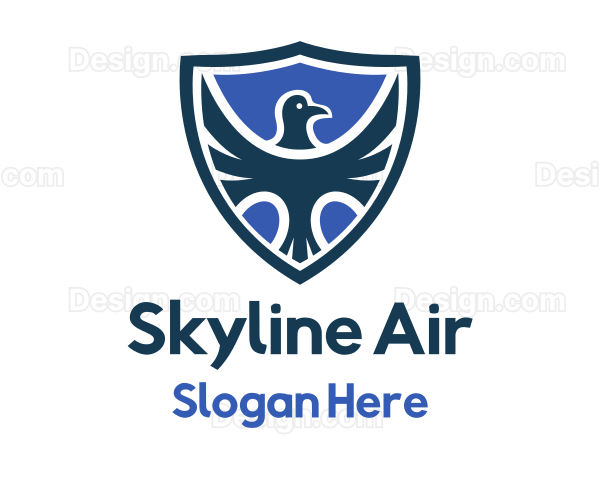 Hawk Blue Shield Logo