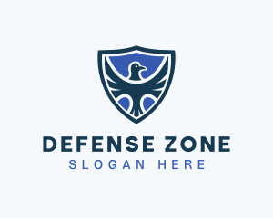 Hawk Blue Shield logo design