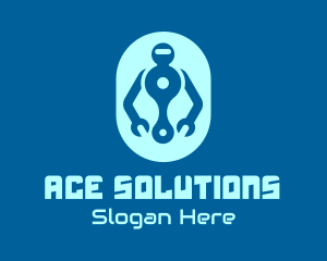 Robot Repair Service logo design