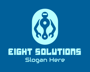 Robot Repair Service logo design