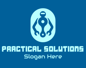 Robot Repair Service logo design