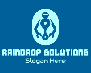 Robot Repair Service logo design