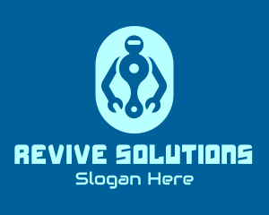 Robot Repair Service logo design