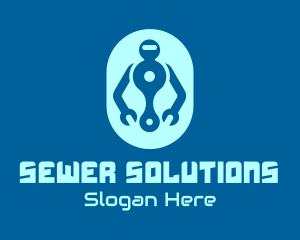 Robot Repair Service logo design