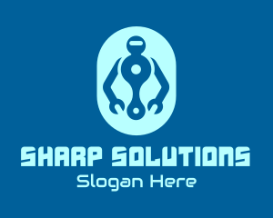 Robot Repair Service logo design