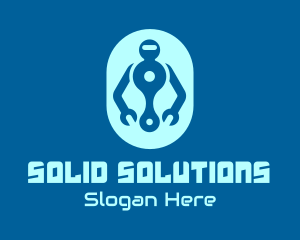 Robot Repair Service logo design