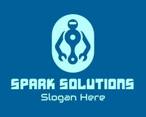 Robot Repair Service logo design