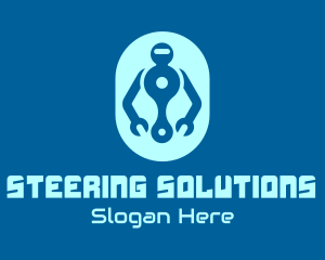 Robot Repair Service logo design