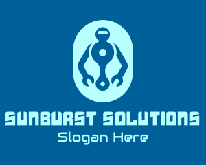 Robot Repair Service logo design