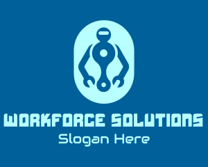 Robot Repair Service logo design