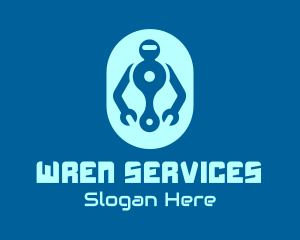 Robot Repair Service logo design