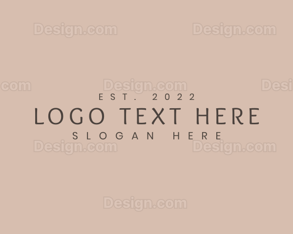 Modern Fashion Studio Logo