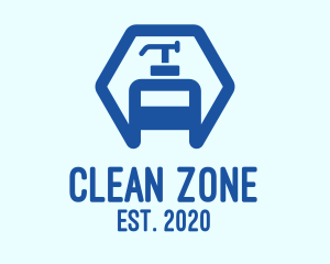 Blue Hexagon Sanitizer logo