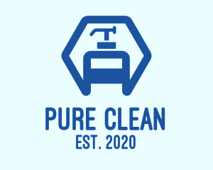 Blue Hexagon Sanitizer logo
