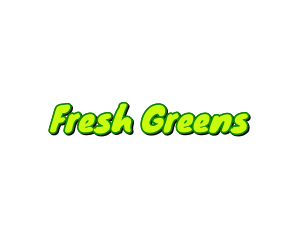 Neon Green Handwriting logo design