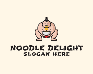 Sumo Wrestler Noodle logo