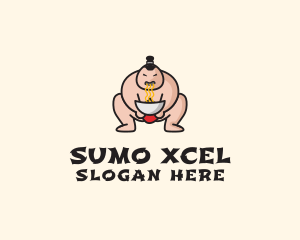 Sumo Wrestler Noodle logo