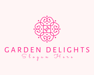 Elegant Flower Pattern  logo design