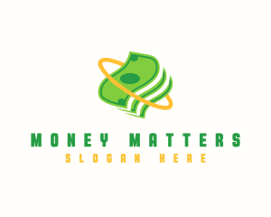 Money Dollar Bill logo design