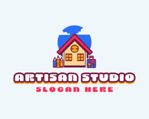 Kindergarten School Learning logo design