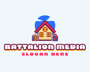 Kindergarten School Learning logo design