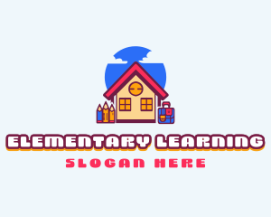 Kindergarten School Learning logo design