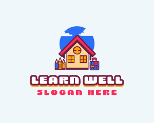 Kindergarten School Learning logo design