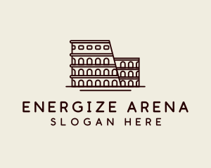 Colosseum Arena Landmark  logo