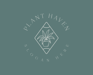 Garden Leaf Plant logo design