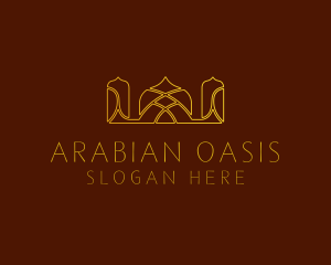 Religious Arabic Temple logo design