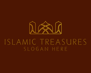 Religious Arabic Temple logo design