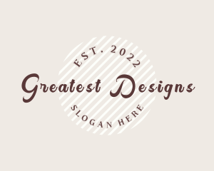 Cursive Business Designer logo design