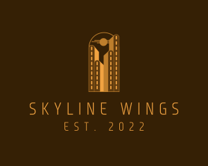 Building Skyline Construction logo design