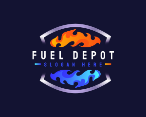 Flame Fuel Energy logo design