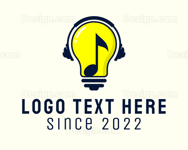 Light Bulb Music Studio Logo