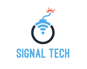 Blue Signal Bomb  logo
