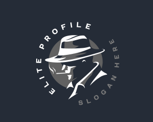 Detective Mafia Mobster logo design