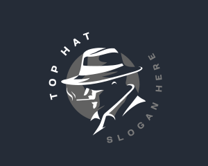 Detective Mafia Mobster logo design