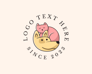 Pet Animal Kitten Dog logo